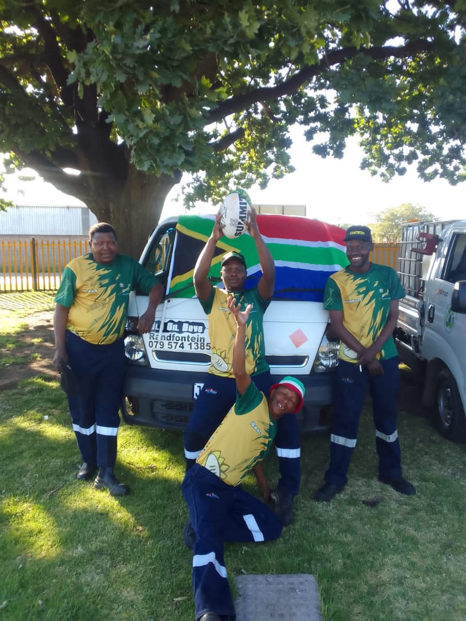 Old Oil Boys team and collection vehicles — photo 32